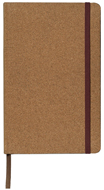 Cork-textured notebook